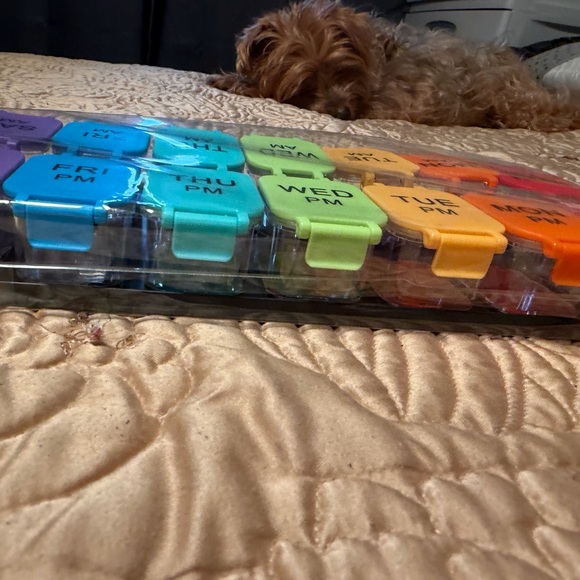 Colorful Weekly Pill Organizer - Picture 2 of 2